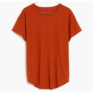 Madewell Women's Whisper Cotton RibCrewneck Tee Extra Extra Small Ai537 ($19.50)